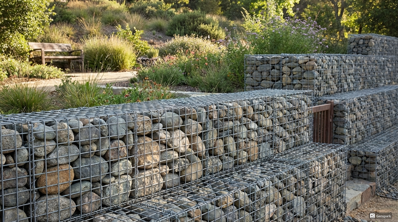 Gabion Fence